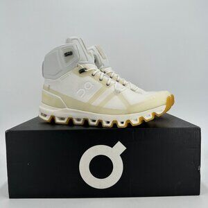 On Running Women's Cloudrock Edge Raw Hiking Boots size 9 Undyed Mid Top Ankle